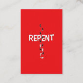 Evangelistenkarte für die Evangelistenkarte Visitenkarte (Vorderseite)