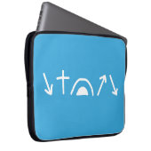 Evangelium Arrows Electronics Bag Laptopschutzhülle (Vorne Rechts)