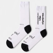 Evangelium des Friedens  Socken (Linkes Detail)