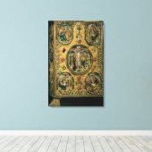 Evangelium, Gold mit Repousen Leinwanddruck (Insitu (Holzboden))