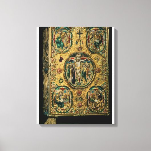 Evangelium, Gold mit Repousen Leinwanddruck (Vorderseite)