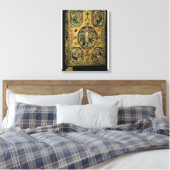 Evangelium, Gold mit Repousen Leinwanddruck (Insitu (Schlafzimmer))