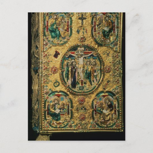 Evangelium, Gold mit Repousen Postkarte (Vorderseite)