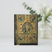 Evangelium, Gold mit Repousen Postkarte (Stehend Vorderseite)