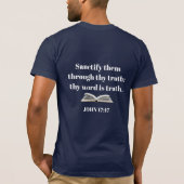 Evangelium John KJV Ministerien Dark T-Shirt (Rückseite)