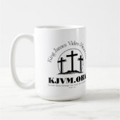 Evangelium von John King James Bible Wahrheit Kaffeetasse (Links)