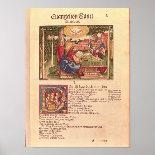 Evangelium von St. Matthew, Buch I Poster (Vorne)