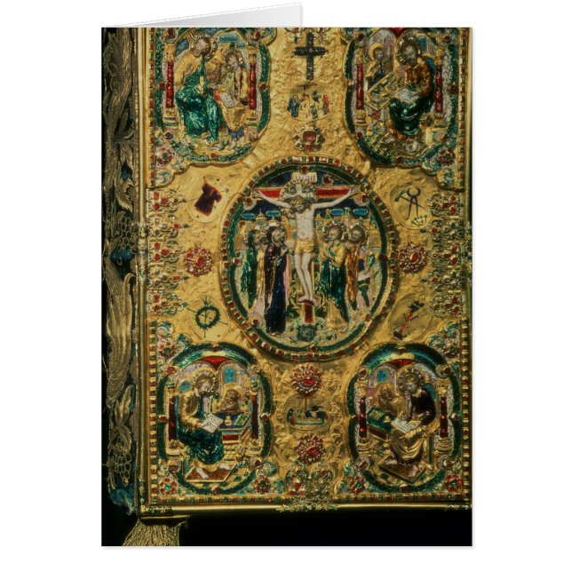 Evangeliumabdeckung, Gold mit repousse (Vorne)