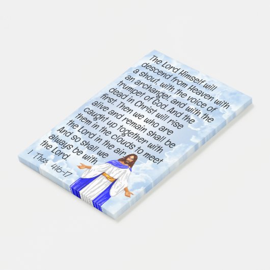Evangeliumstraktat Post-it Klebezettel (angewinkelt)