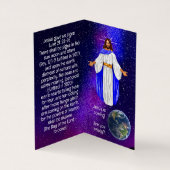 Evangeliumstraktat Visitenkarten (Innenseite)