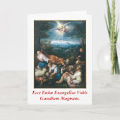 Evangelizo Gaudium Magnum Scida Karte (Vorderseite)