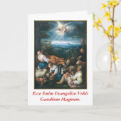 Evangelizo Gaudium Magnum Scida Karte (Gelbe Blume)