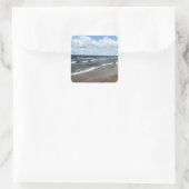 Evangola Staat Park - Lake Erie Quadratischer Aufkleber (Tasche)