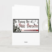 Evania - Hexe-Karte Feiertagskarte (Rückseite)