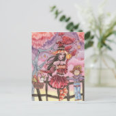 Evania - Hexenkarte Postkarte (Stehend Vorderseite)