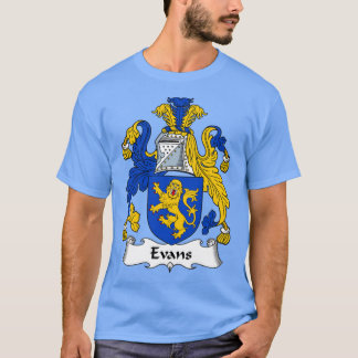 Evans Coat of Arms Familienwappen T-Shirt