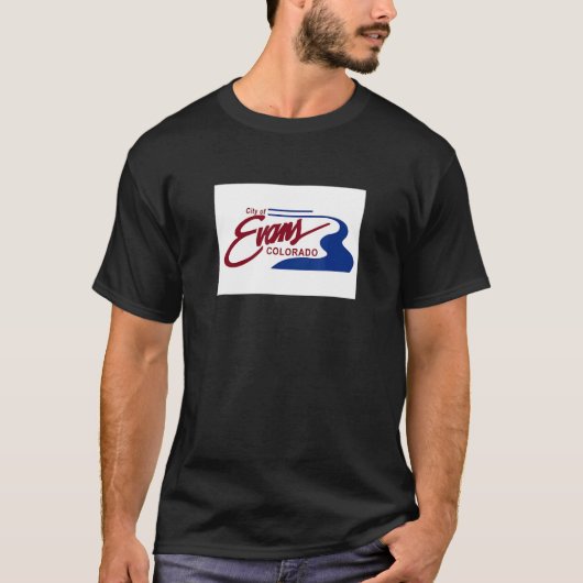 Evans Colorado Flag T-Shirt (Vorderseite)