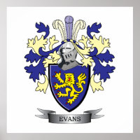 Evans-Familienwappen-Wappen