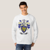 Evans-Familienwappen-Wappen T-Shirt (Vorne ganz)