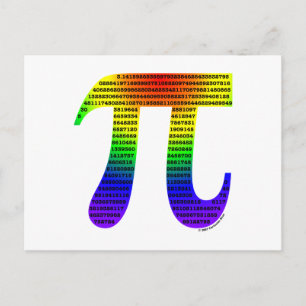Evan's Pi #2 Postkarte