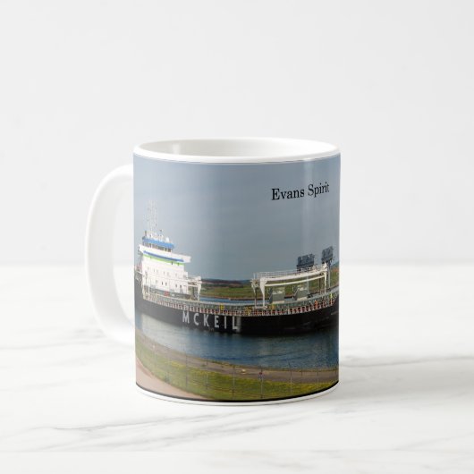 Evans Spirit Tasse (Vorderseite Links)