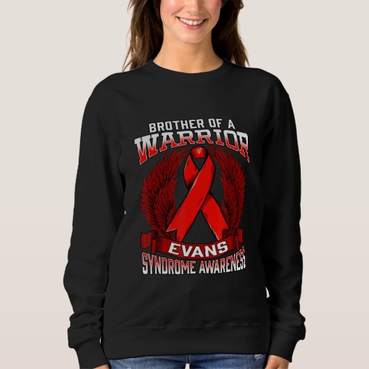 Evans Syndrome Awareness Brother Support Ribbon Sweatshirt (Vorderseite)