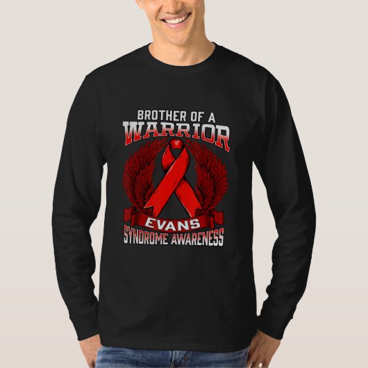 Evans Syndrome Awareness Brother Support Ribbon T-Shirt (Vorderseite)