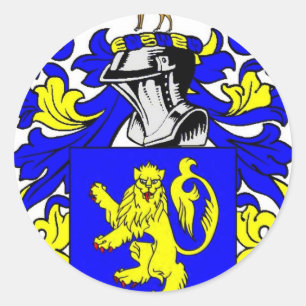Evans-Wappen Runder Aufkleber
