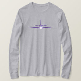 Evanston Illinois IL Flugzeuglogo T-Shirt