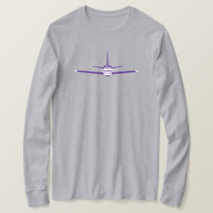 Evanston Illinois IL Flugzeuglogo T-Shirt