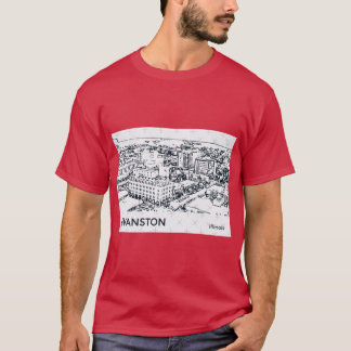 Evanston Illinois Oversized 2 T-Shirt