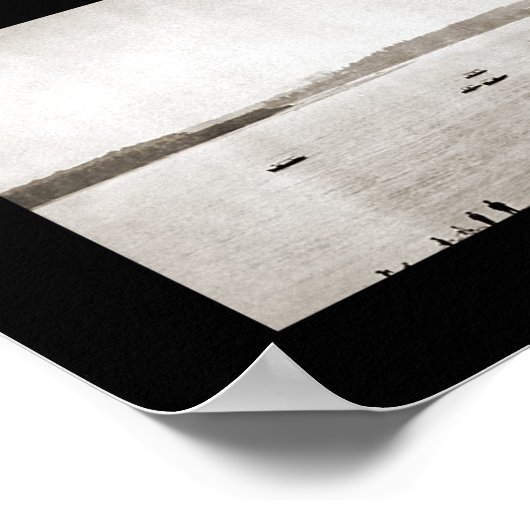 Evansville IN Panorama Foto 1907 Poster (Ecke)