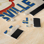 Evansville Indiana Apple - Vintage Travel Puzzle (Seite)