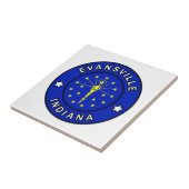 Evansville Indiana Fliese (Seite)