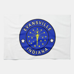 Evansville Indiana Geschirrtuch