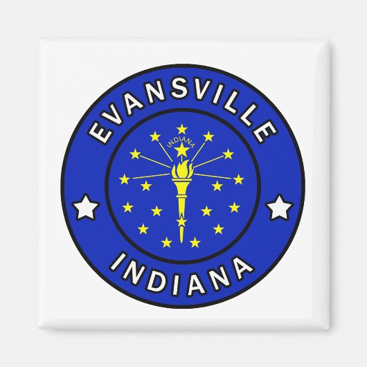 Evansville Indiana Magnet (Vorne)