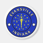 Evansville Indiana Magnet (Vorne)