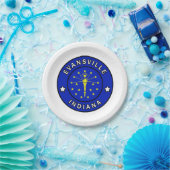 Evansville Indiana Pappteller (Party)