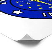 Evansville Indiana Poster (Ecke)