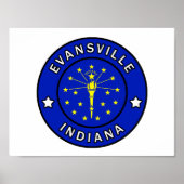 Evansville Indiana Poster (Vorne)