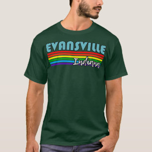 Evansville Indiana Pride Evansville LGBT-Geschenk  T-Shirt