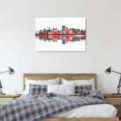 Evansville Indiana Skyline Leinwanddruck (Insitu (Schlafzimmer))