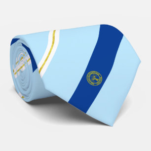 Evansville (Indiana) Stadtflagge Neck Tie Krawatte