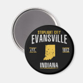Evansville Magnet (Vorderseite/Rückseite)