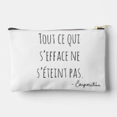 Évaporation Portrait Pixel Art Noir et Blanc Zubehörtasche (Rückseite)