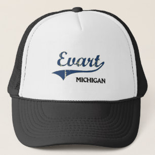 Evart Michigan Stadt-Klassiker Truckerkappe