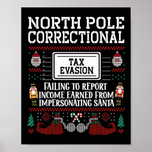 Evasion - Elf Familienweihnachtsmatte Vater Onkel Poster