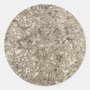 Evaux Runder Aufkleber