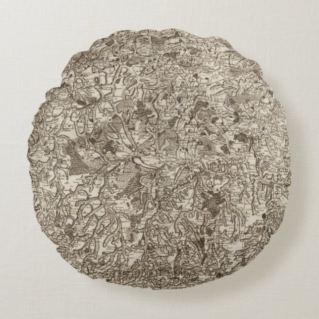 Evaux Rundes Kissen (Vorderseite)