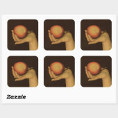 Eve.1528 Quadratischer Aufkleber (Blatt)